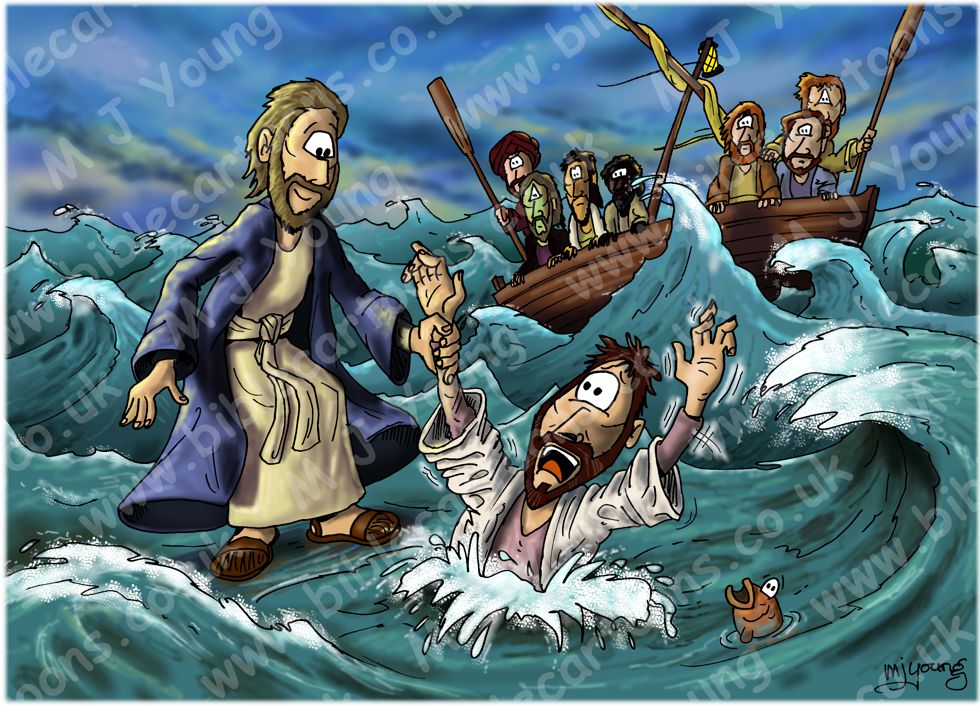 clip art jesus walking on water - photo #23