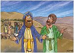 Genesis 13 - Abram and Lot separate - Scene 03 - Land choice 980x706px col