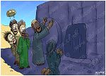 John 11 - Lazarus resurrected - Scene 04 - Lazarus raised (Version 01) 980x706px col