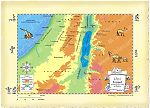 Map Southern Israel Jericho