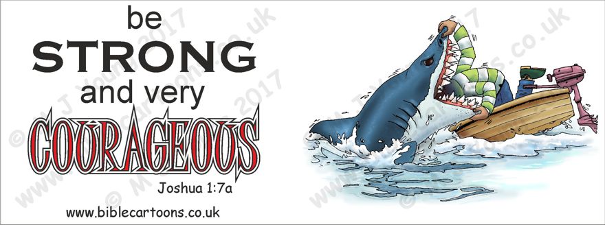 Courageous Shark - Mug watermarked