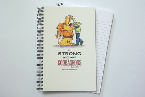 Courageous Lion A5 Notebook