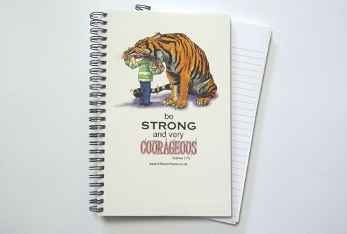 Courageous Tiger A5 Notebook