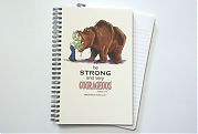 Courageous Bear A5 Notebook