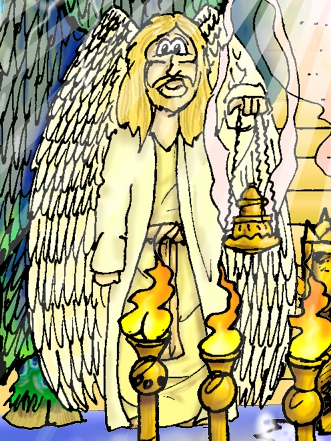 Revelation 08 - Seventh seal - Scene 02 - Angel with golden censer - PARTIAL 04