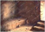 Mark 15 - Burial of Jesus - Scene 04 - Laid in the tomb (Light version) - Background 980x706px col