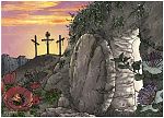 John 20 - The Resurrection - Scene 01 - Stone removed (Version 02) 980x706px col
