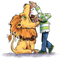 Lion & man 255x255px col