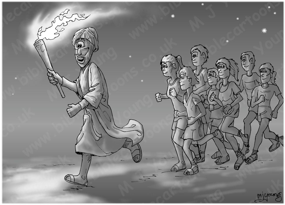 Psalm 119 - Olympic Torch Bearer 980x706px - Greyscale.jpg