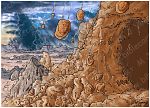 1 Kings 19 - The Lord appears to Elijah at Horeb - Scene 02 - Earthquake - Background 980x706px col.jpg