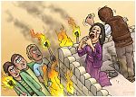 Judges 15 - Samson’s revenge - Scene 03 - House burning 980x706px col.jpg