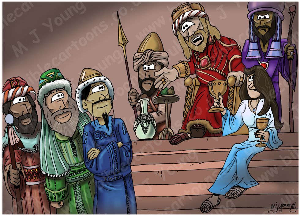Matthew 02 - The Nativity - Scene 07 - Herod & the wise men
