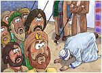 Numbers 16 - Korah’s rebellion - Scene 02 - Now listen, you Levites! 980x706px col.jpg