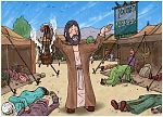 Numbers 16 - Korah’s rebellion - Scene 12 - Aaron atones for the Israelites 980x706px col.jpg