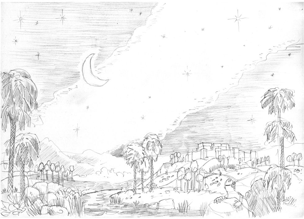 Psalm 19 - Scene 01 - The heavens declare the glory of God Greyscale 980x706px .jpg