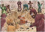 1 Kings 21 - Naboth’s Vineyard - Scene 05 - Naboth stoned 980x706px col.jpg