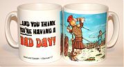 Bad Day - David and Golaith mug