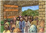 Acts 01 - Matthias replaces Judas - Scene 01 - Apostles return to Jerusalem (Version 02) 980x706px col.jpg