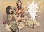 Luke 24 - Walk to Emmaus - Scene 03 - Opened eyes (Version 02) 980x706px col.jpg