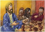 Matthew 26 - The Lord’s Supper - Scene 04 - Judas identified 980x706px col.jpg