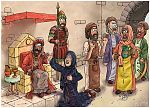 Luke 18 - Parable of persistent widow - Scene 02 - Judge (Version 03 Broken jug) 980x706px col.jpg