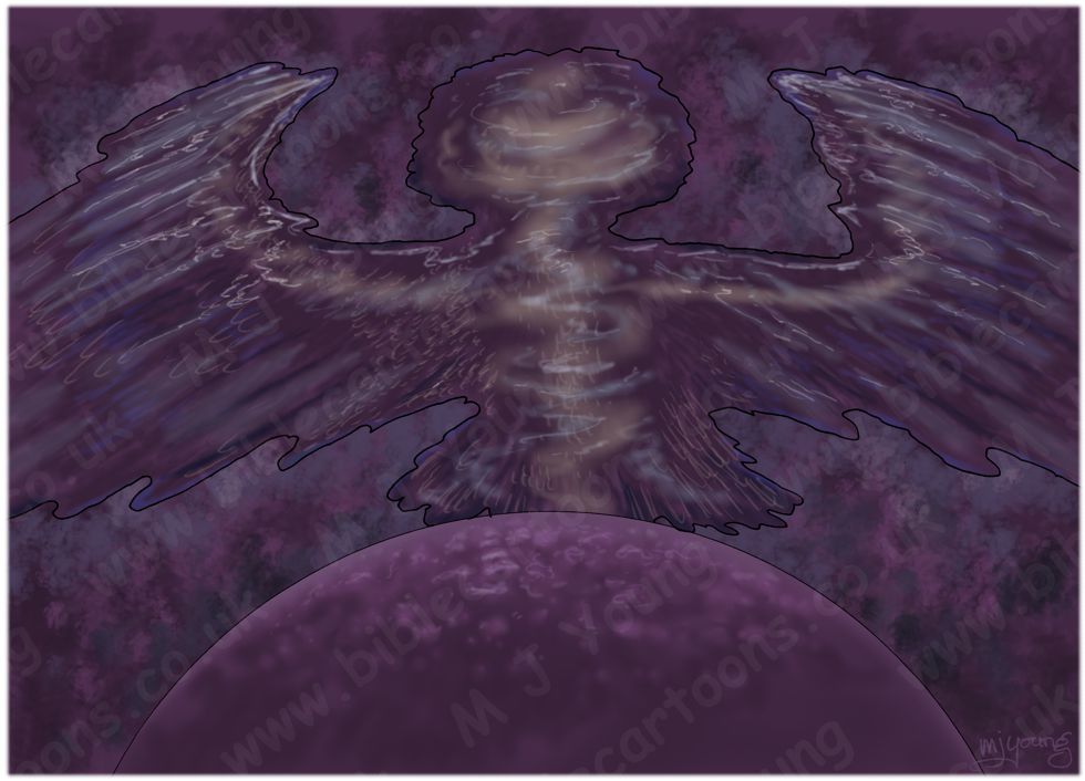 Genesis 01 - The first 7 days - Scene 01 - Spirit brooding over water (Version 01) 300dpi col.jpg