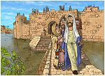 Matthew 15 - Faith of a Canaanite Woman - Scene 02 - Pleading mother 980x706px col.jpg