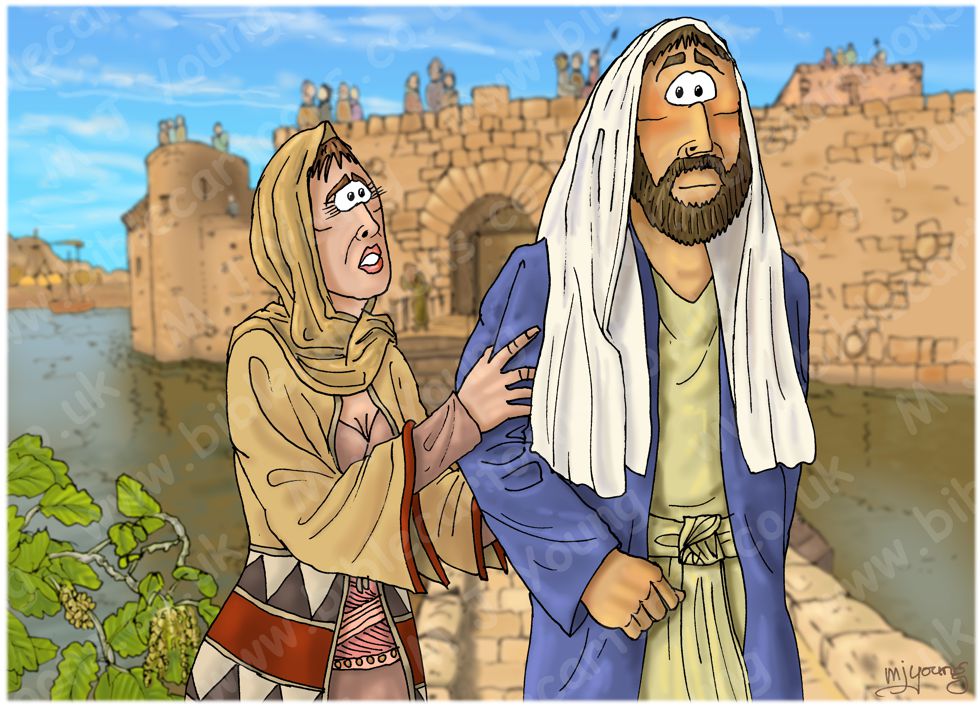 Matthew 15 - Faith of a Canaanite Woman - Scene 03 - Help me 980x706px col.jpg