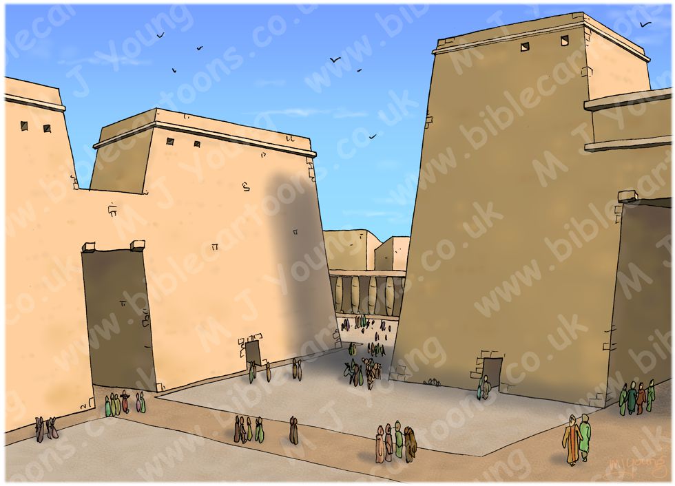 enesis 37 - Joseph sold into slavery - Scene 07 - Potiphur buys Joseph in Egypt - Background 980x706px col.jpg