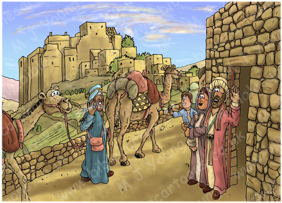 Matthew 02 - The Nativity SET 02 - Scene 10 - Wise men return home (Toddler version) 980x706px col.jpg