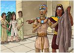 Genesis 39 - Joseph in Potiphar's house - Scene 03 - Wife's story 980x706px col.jpg