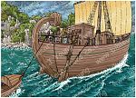 Acts 27 - Paul sails for Rome - Scene 05 - Alexandrian ship 980x706px col.jpg