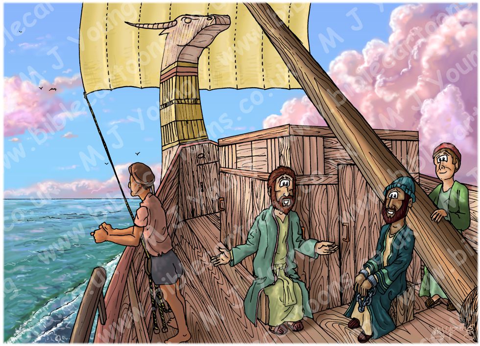 Acts 27 - Sea storm - Scene 01 - Gentle sailing 980x706px col.jpg