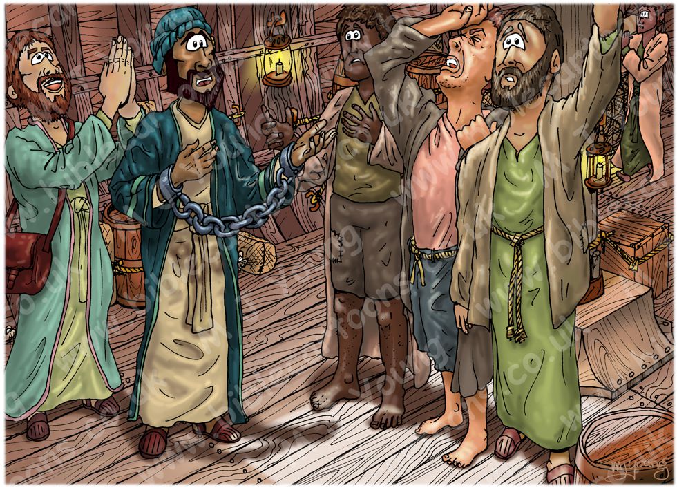Acts 27 - Sea storm - Scene 05 - Paul's counsel
