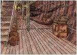 Acts 27 - Paul shipwrecked - Scene 03 - Paul breaks bread - Background