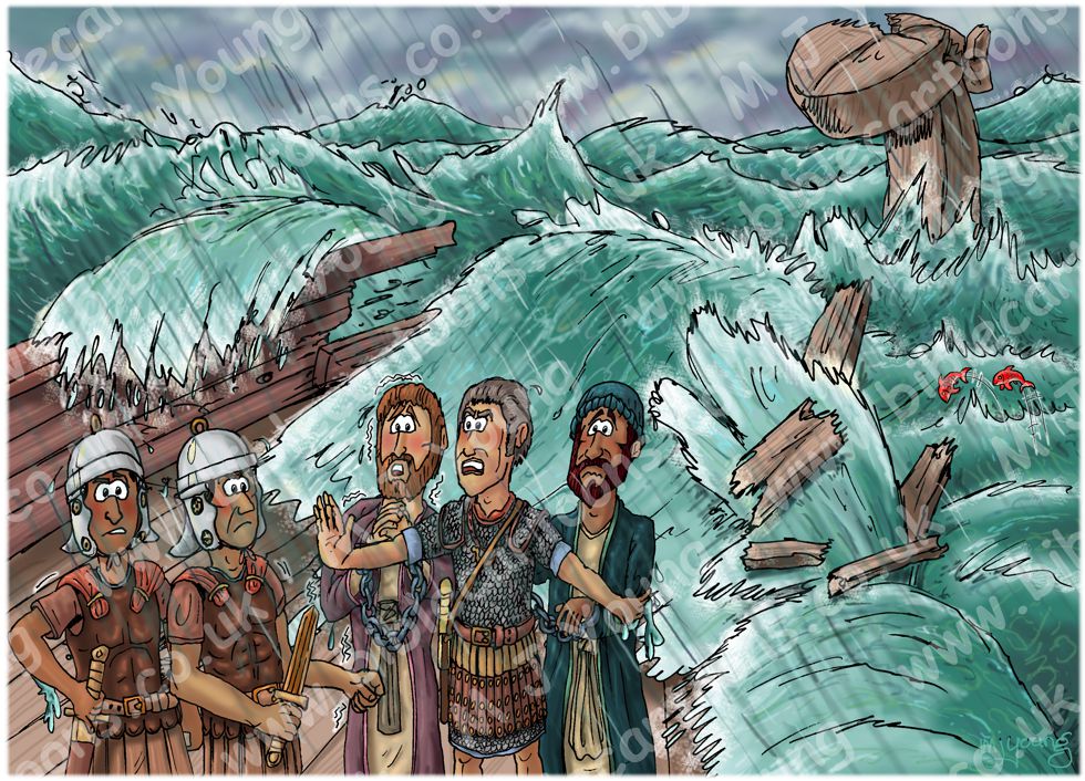 Acts 27 - Paul shipwrecked - Scene 05 - Murderous soldiers