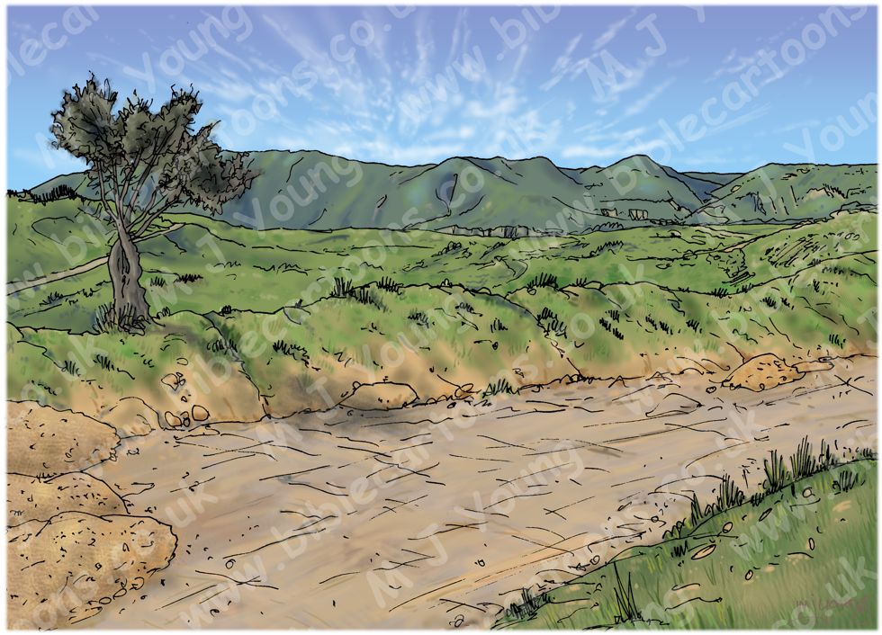 Luke 06 - Parable of the wise and foolish builders - Scene 01 - Solid foundations - Background