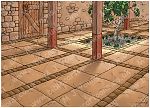 Luke 07 - Jesus anointed by sinful woman - Scene 01 - Woman's attention - Background