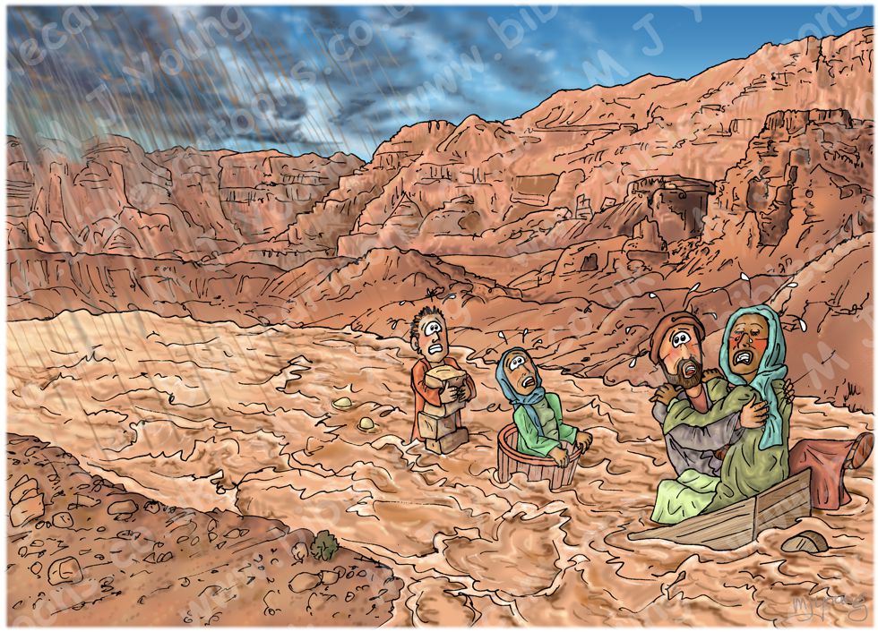 Luke 06 - Parable of the wise and foolish builders - Scene 04 - Ruined house