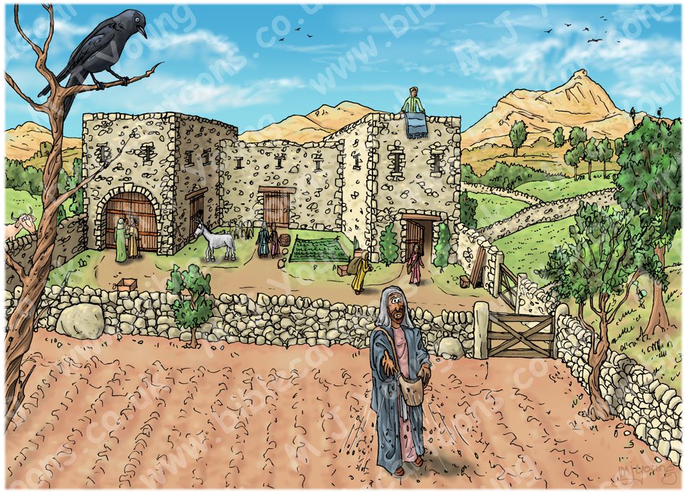 Matthew 13 - Parable of the weeds - Scene 01 - Good seed planted