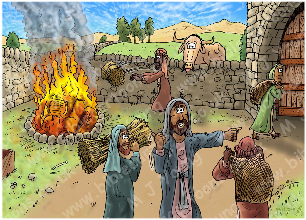Matthew 13 - Parable of the weeds - Scene 04 - Harvest separation
