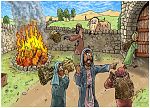 Matthew 13 - Parable of the weeds - Scene 04 - Harvest separation