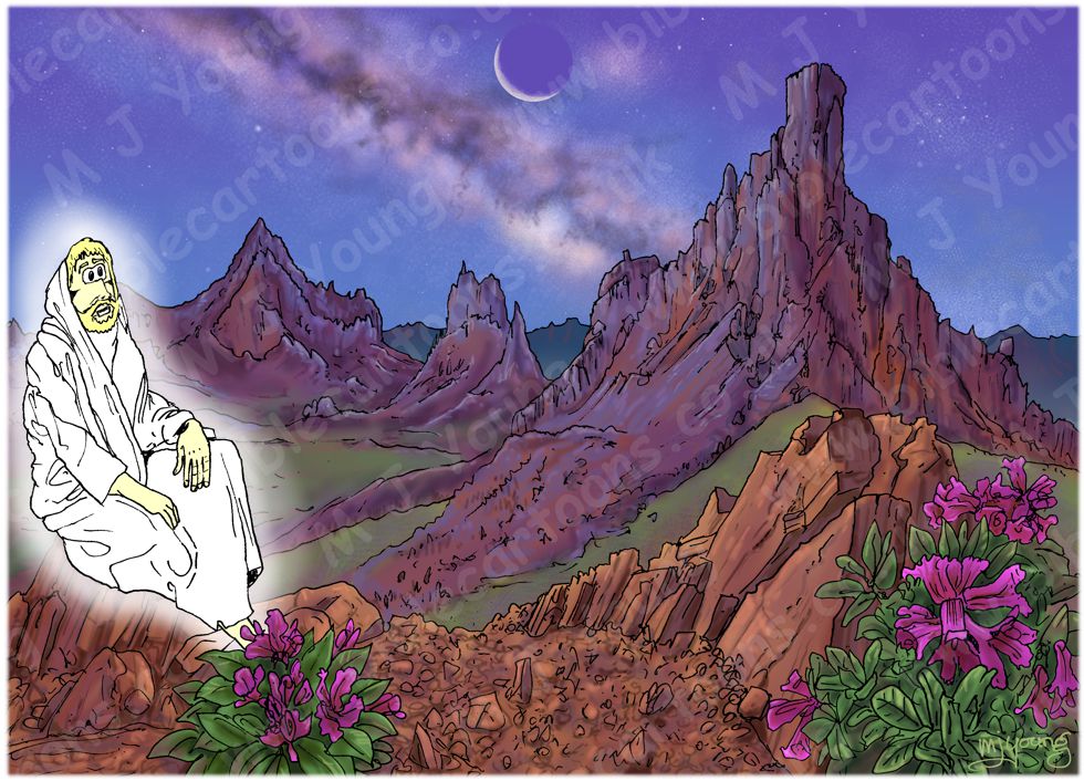 Genesis 02 - The first 7 days - Scene 10 - The First Sabbath (Night version)