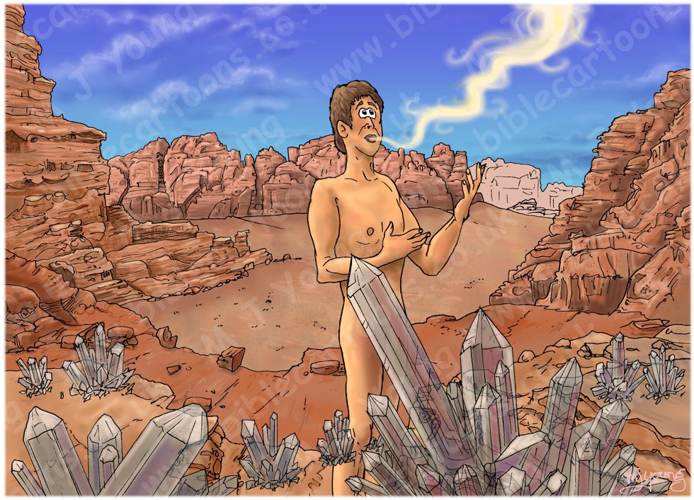 Genesis 02 - Adam and Eve - Scene 01 - God makes man