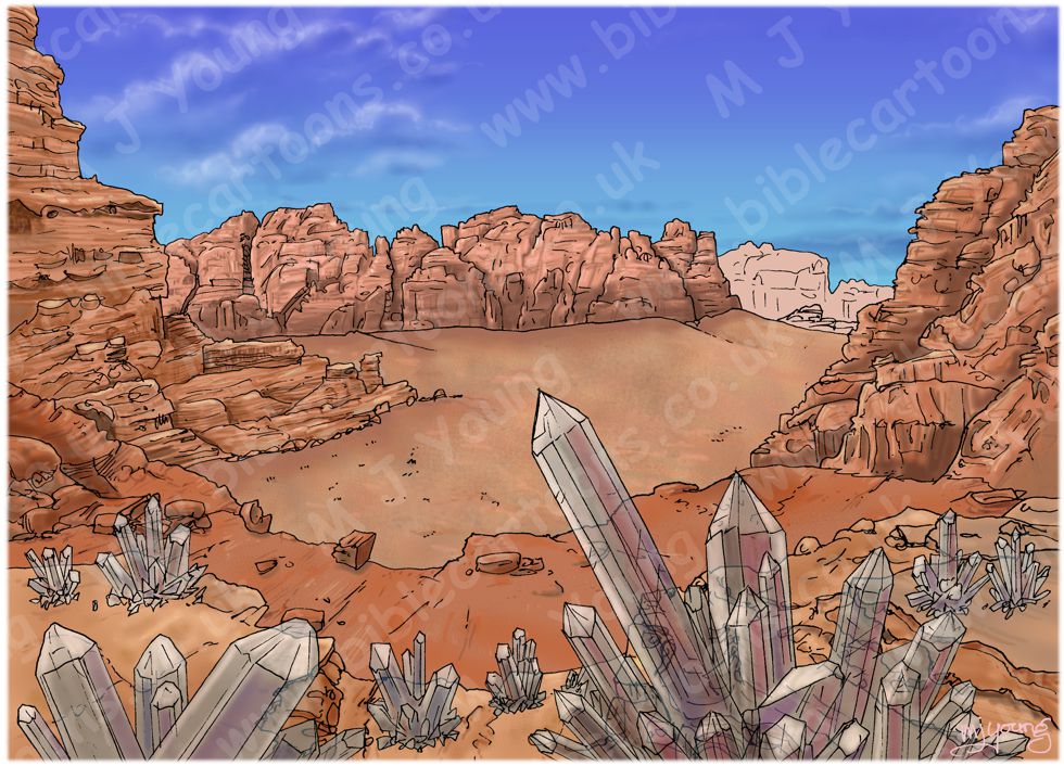 Genesis 02 - Adam and Eve - Scene 01 - God makes man - Background