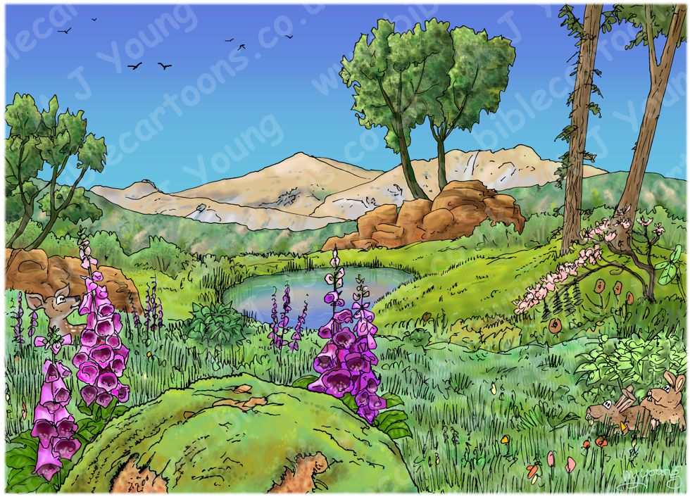 Genesis 02 - Adam and Eve - Scene 06 - The making of Eve - Background