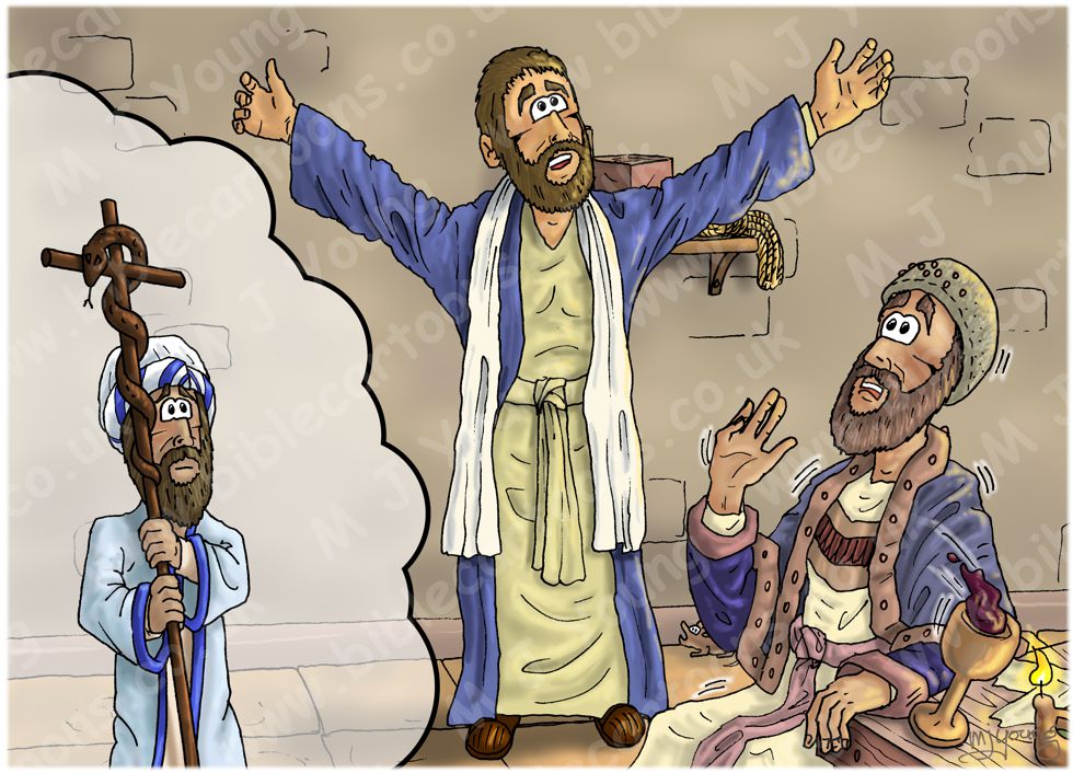 John 03 - Jesus and Nicodemus - Scene 03 - Lifted up to save