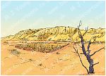 Judges 06 - Gideon - Scene 02 - Hordes like locusts - Background