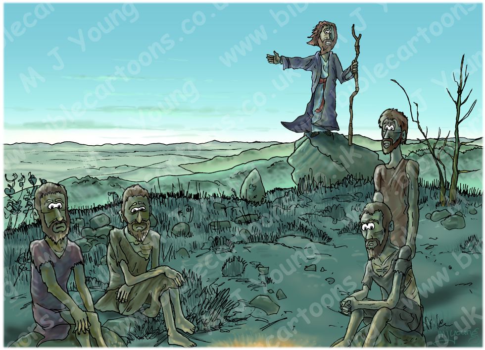 Judges 06 - Gideon - Scene 03 - Starvation prophet