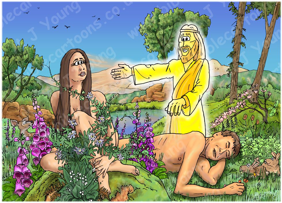 Genesis 02 - Adam and Eve - Scene 06 - The making of Eve (Modest version)